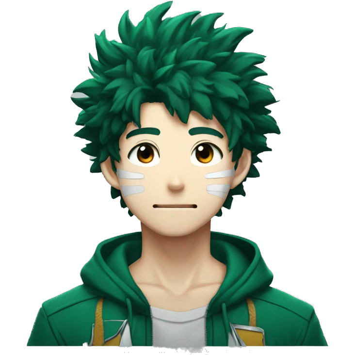 Izuku from M'y hero Academia  emoji