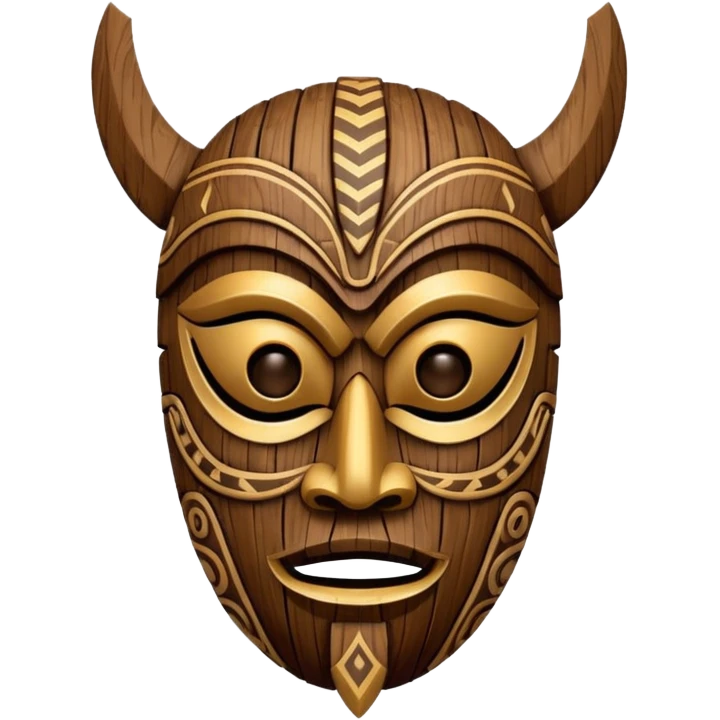 tribal mask emoji