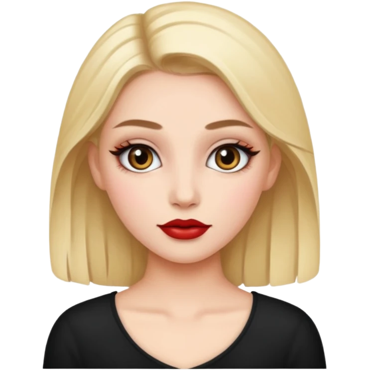 Fille maquiller emoji