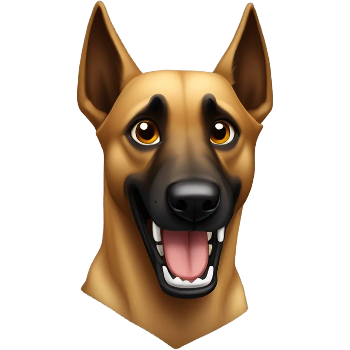 Evil malinois emoji