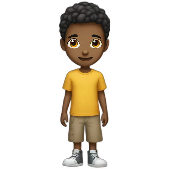 a tall kid emoji