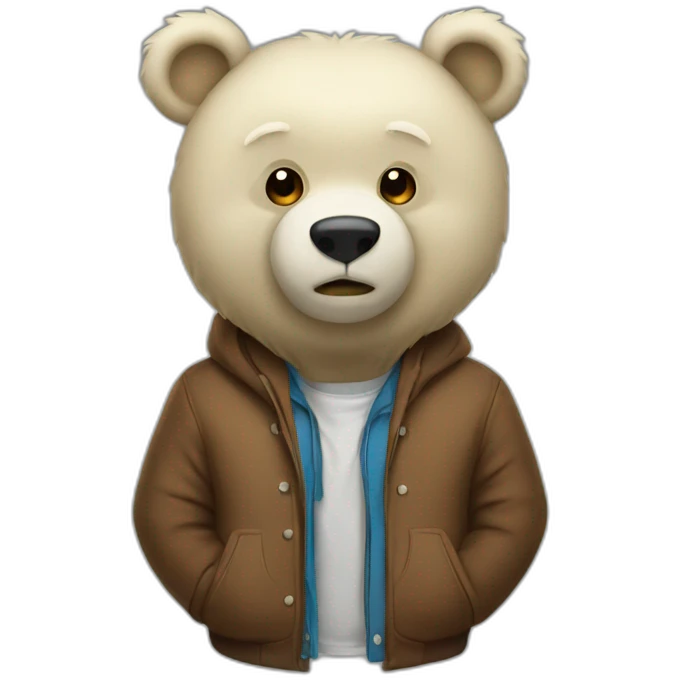 Dropout bear emoji
