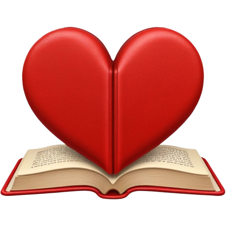 heart-shaped book emoji