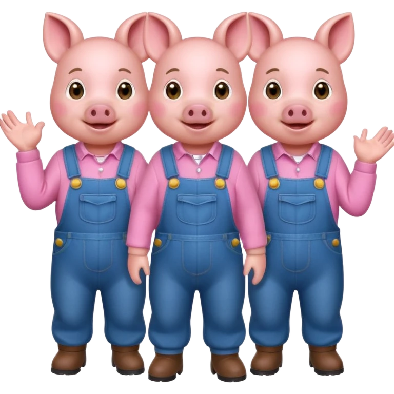 The Three Little Pigs emoji