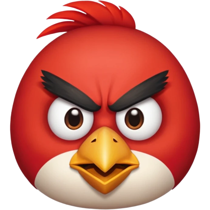 Angry brid emoji red emoji