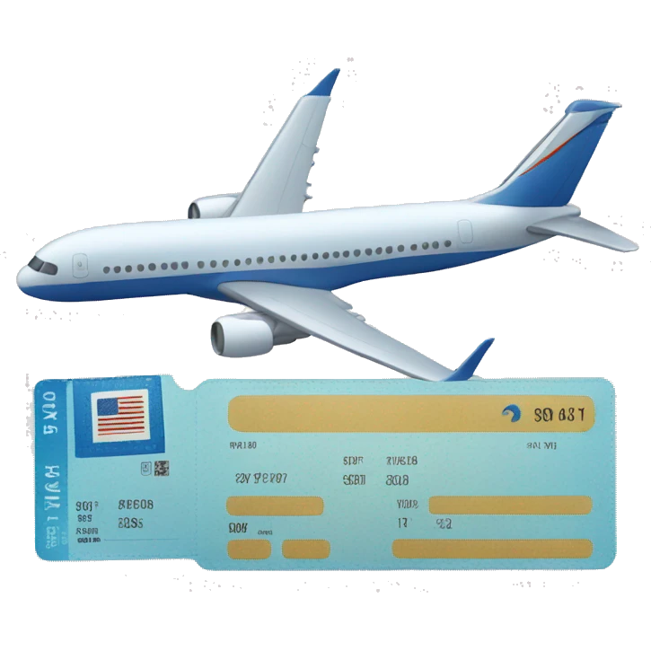 airline ticket emoji