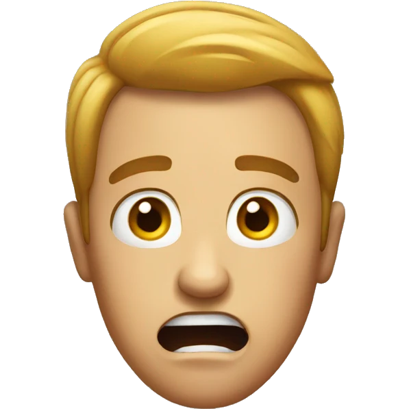 Slightly shocked emoji  emoji