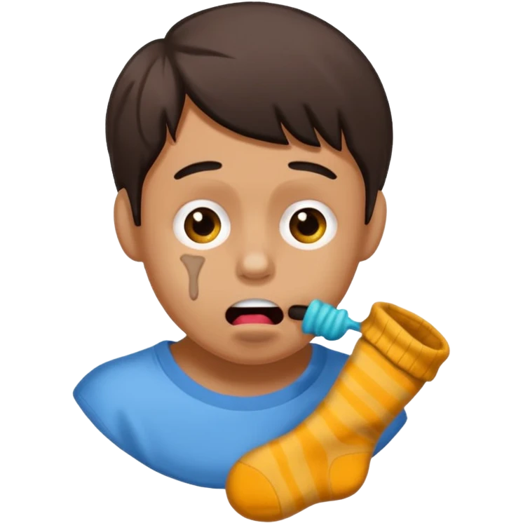 eating sock emoji emoji