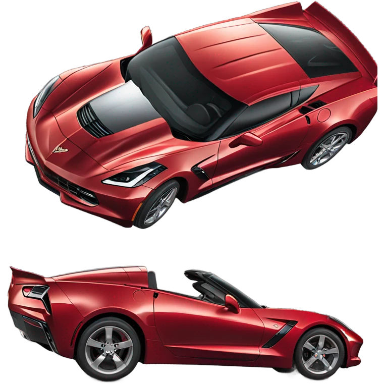 Red corvette  emoji