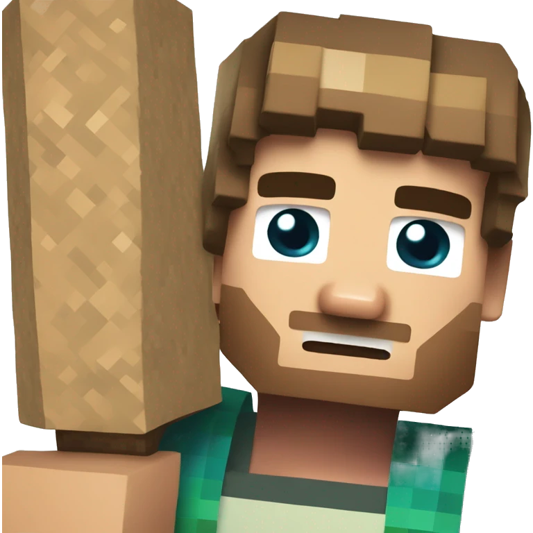 Minecraft steve emoji