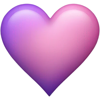 Pastel purple pink heart  emoji