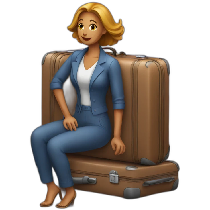 woman-luggage emoji