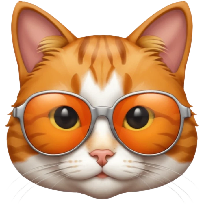 Cat wearing sunglasses emoji