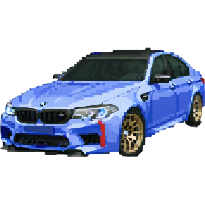 BMW M5 performance sedan emoji