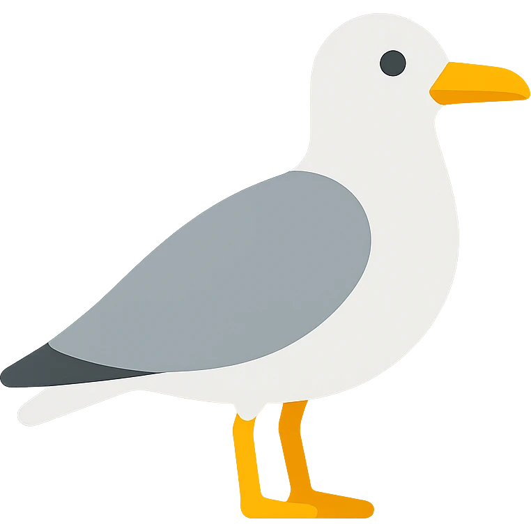 Seagull emoji
