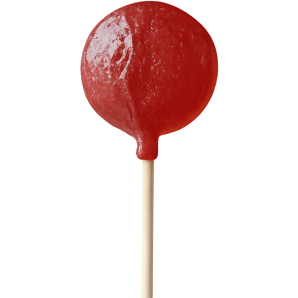Remove the background, keep the lollipop on a transparent background. emoji