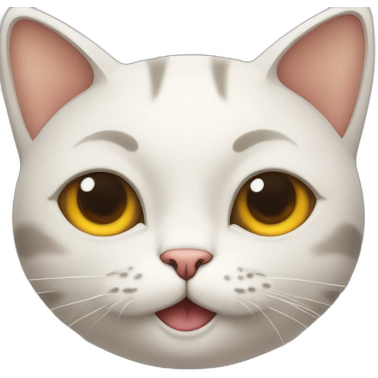 cat winking an eye emoji
