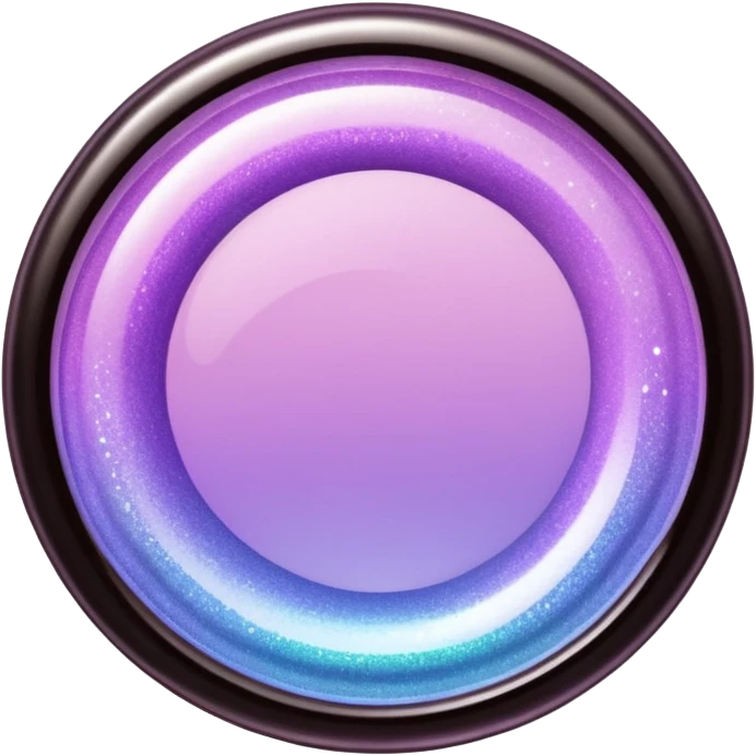 lilac gradient glitter cosmetics emoji