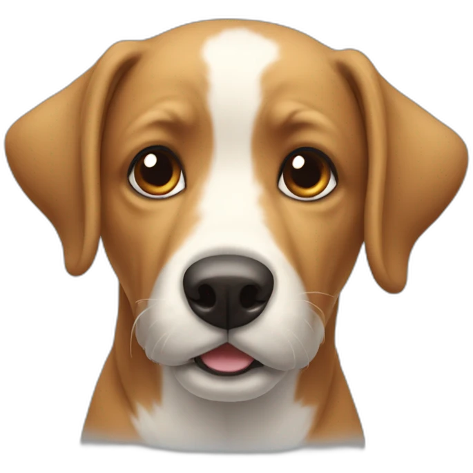 Dog ice emoji