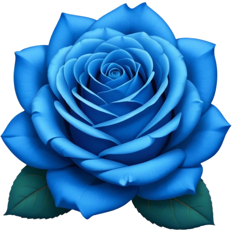 Blue roses emoji