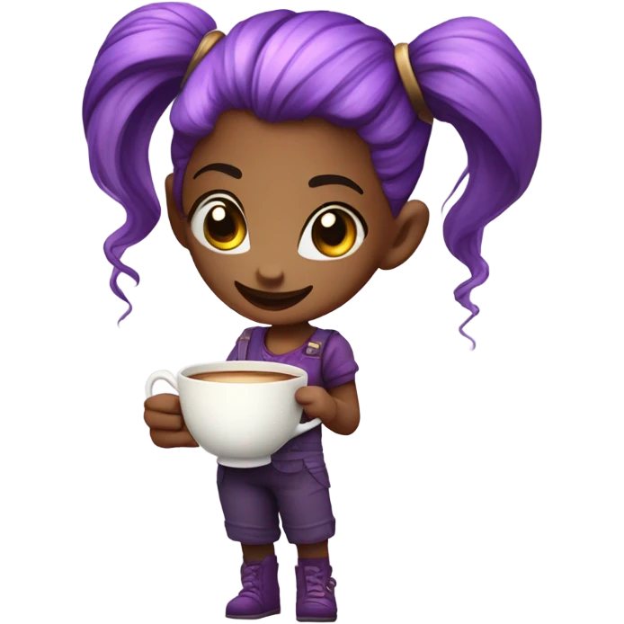 Jinx drinking tea emoji