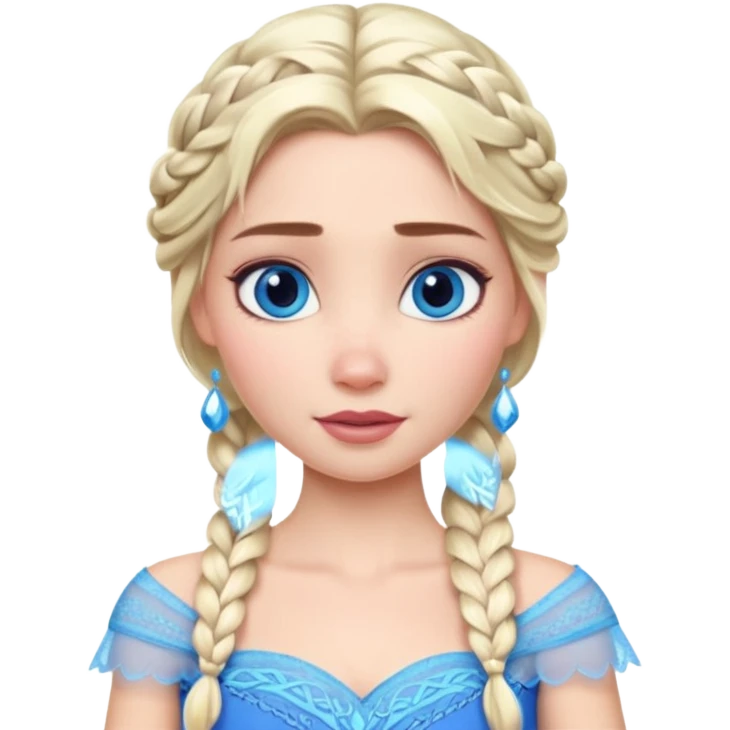 elsa frozen disney emoji