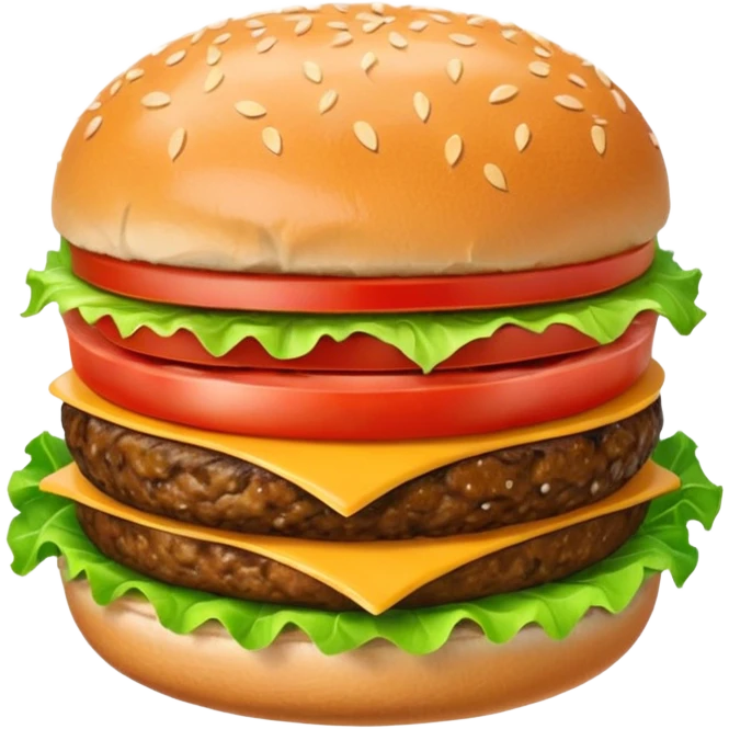 talking burger emoji