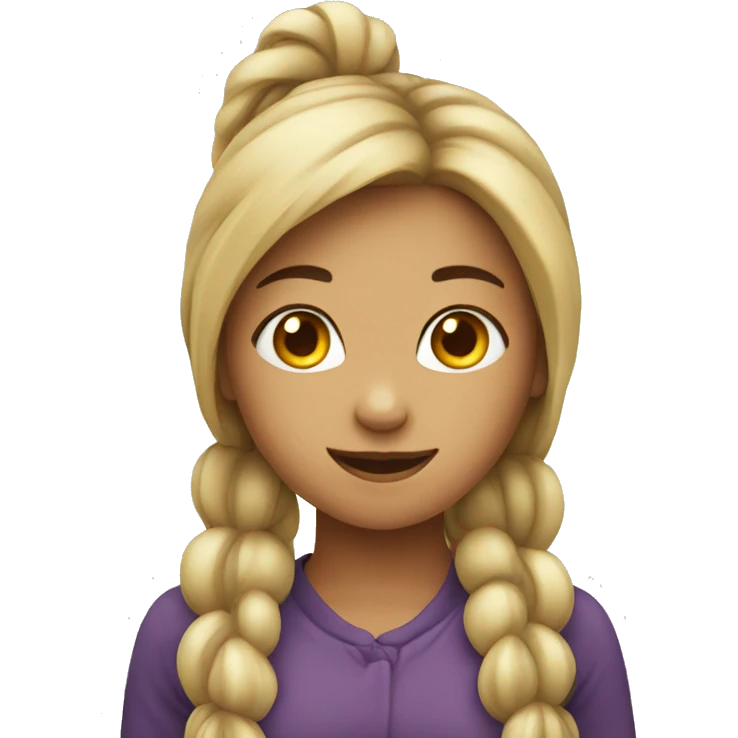 Girl with Apple  emoji