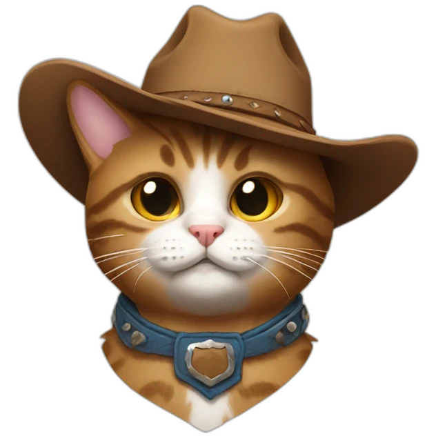 cowboy cat emoji