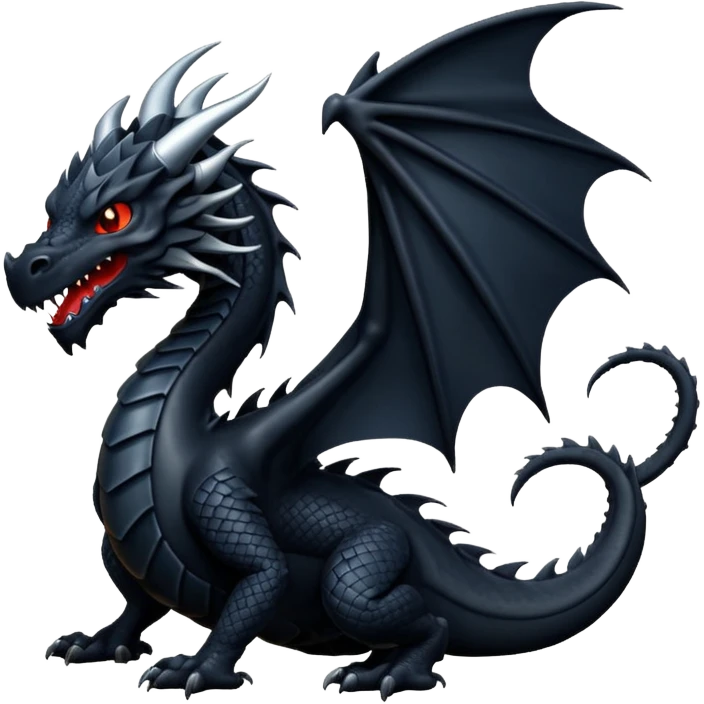 black dragon emoji