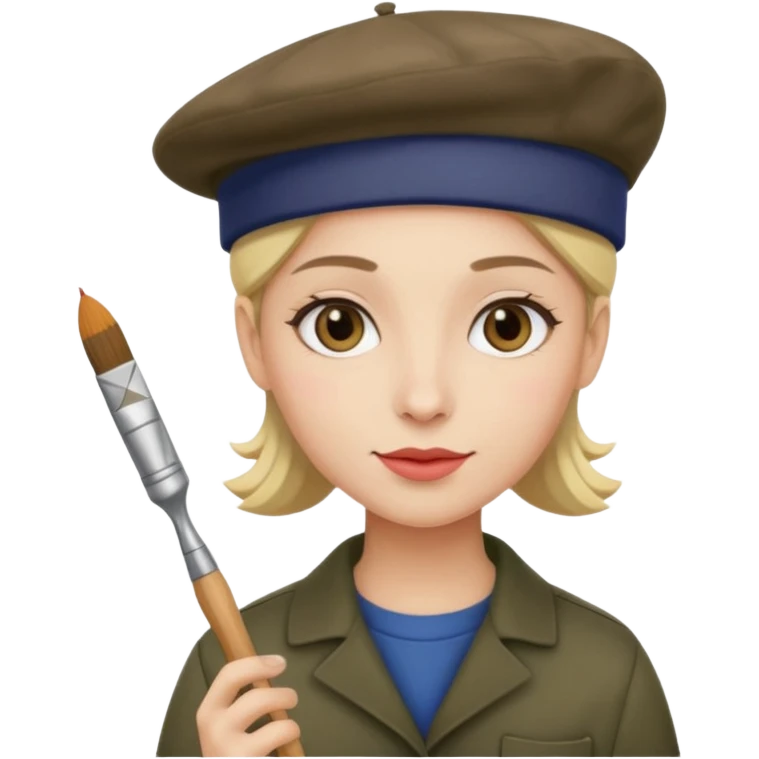 artiste peintre à emoji