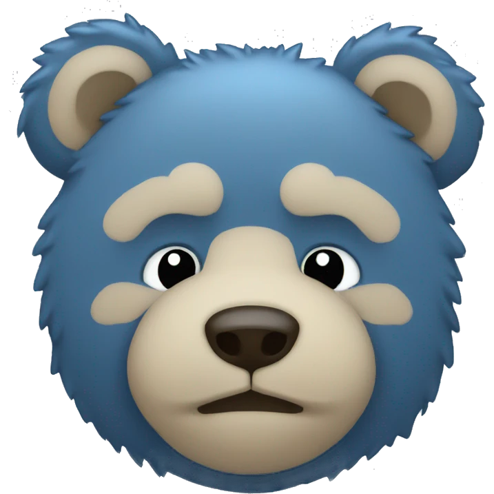 Blue bears PIXELED emoji