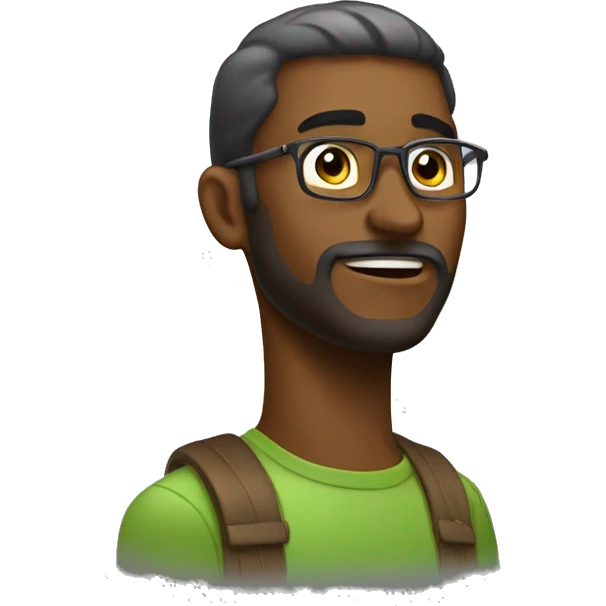 a programmer in awe of the beauty of his code emoji