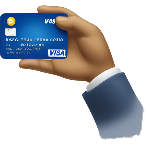 visa card salute emoji