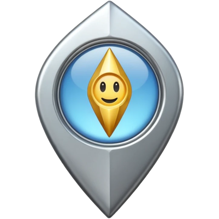 Maps pin emoji