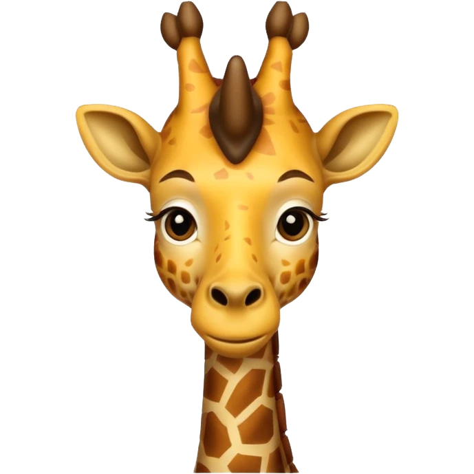 king giraffe emoji