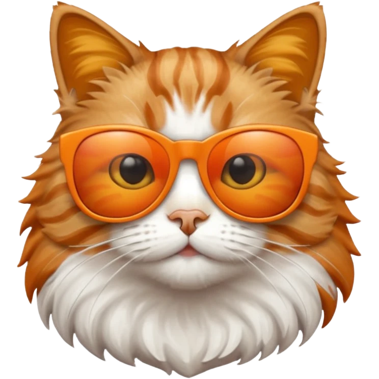Cat wearing sunglasses emoji