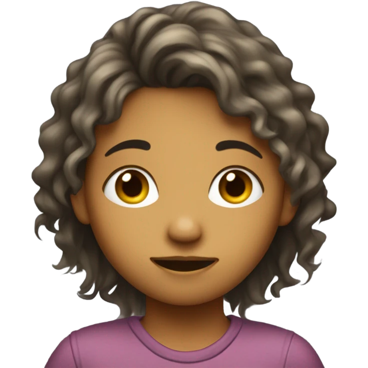 A girl that’s awkward  emoji