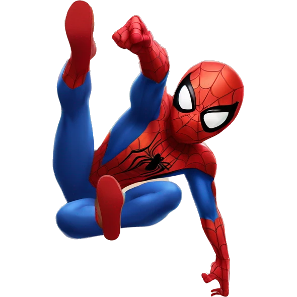Spiderman tomando Coca-Cola emoji