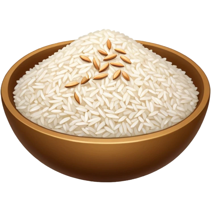 White pole grain of rice large emoji