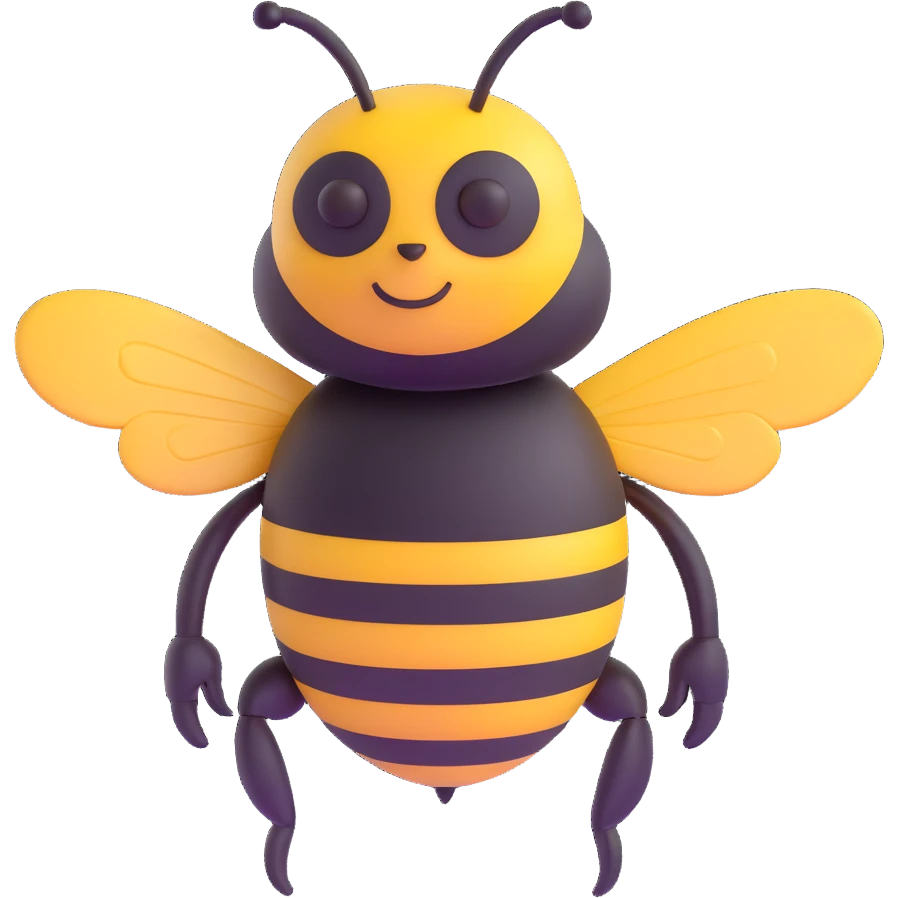 A bumblebee from Transformers emoji