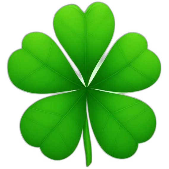 4 leaf clover emoji