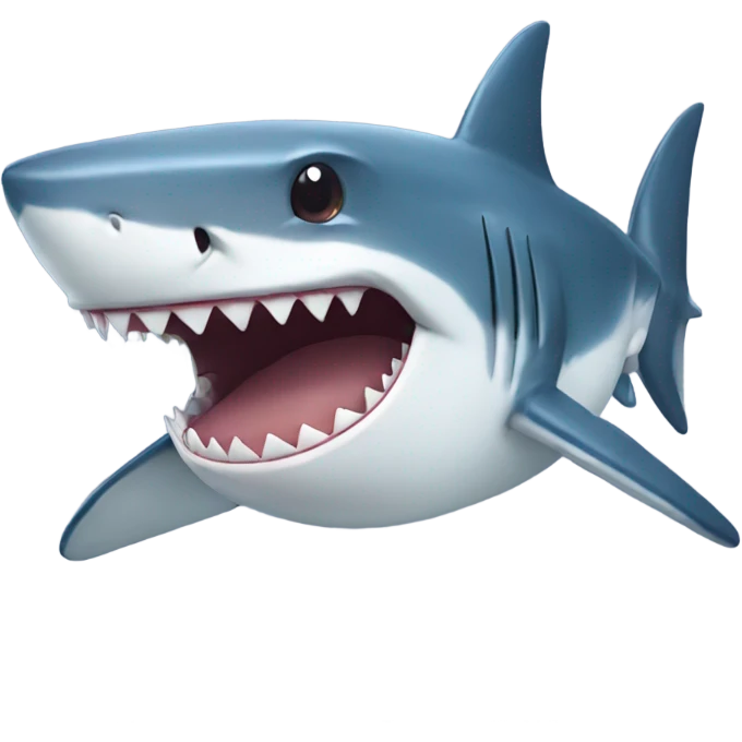 Shark smiling emoji