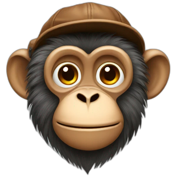 fur cap monkey emoji