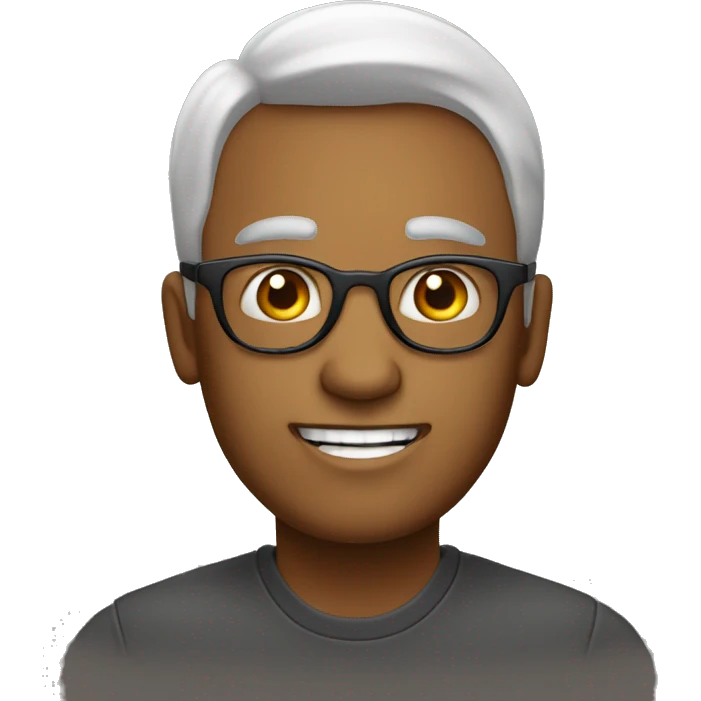 homem de toca com óculos  emoji