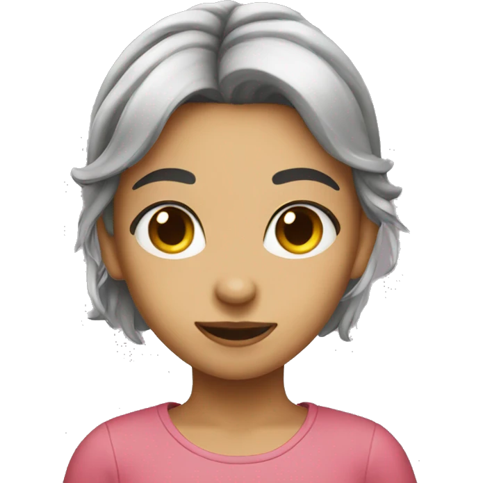Cute girl emoji