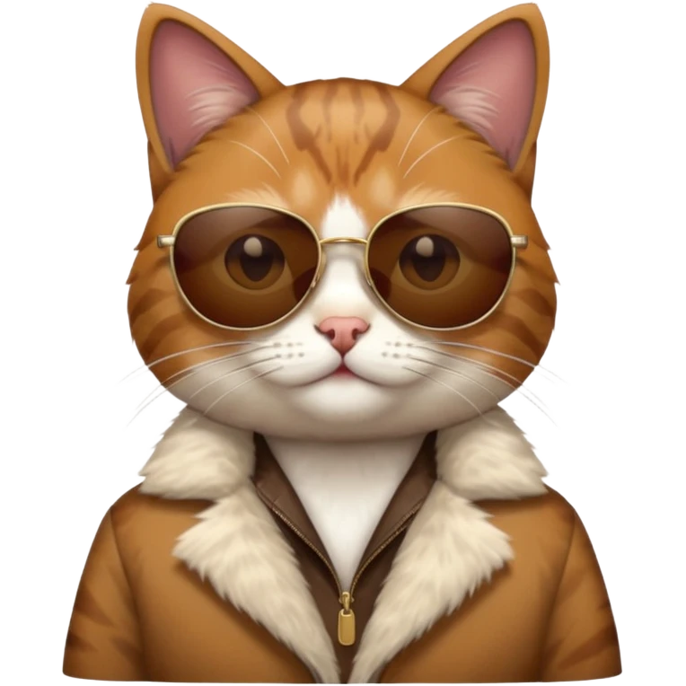 Cat wearing sunglasses emoji