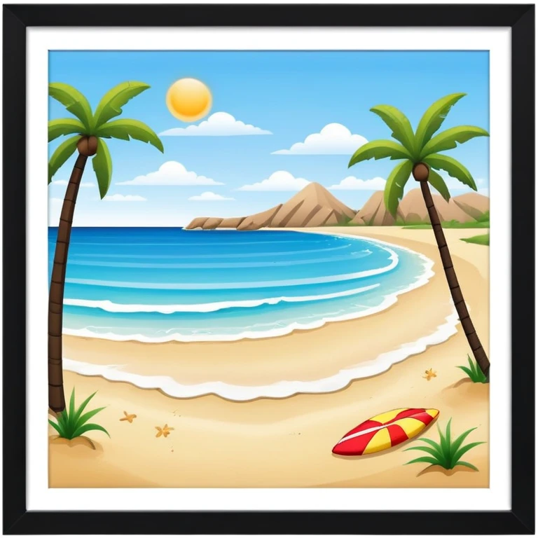 Beach emoji