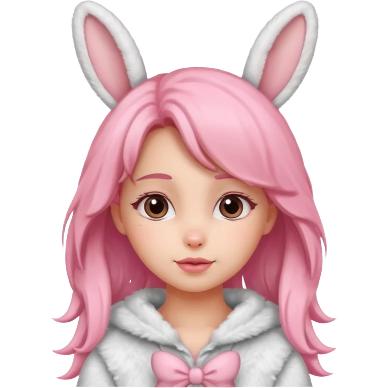 Girly bunny emoji