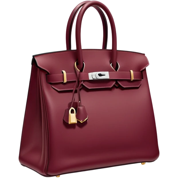 burgundy hermes birkin bag emoji